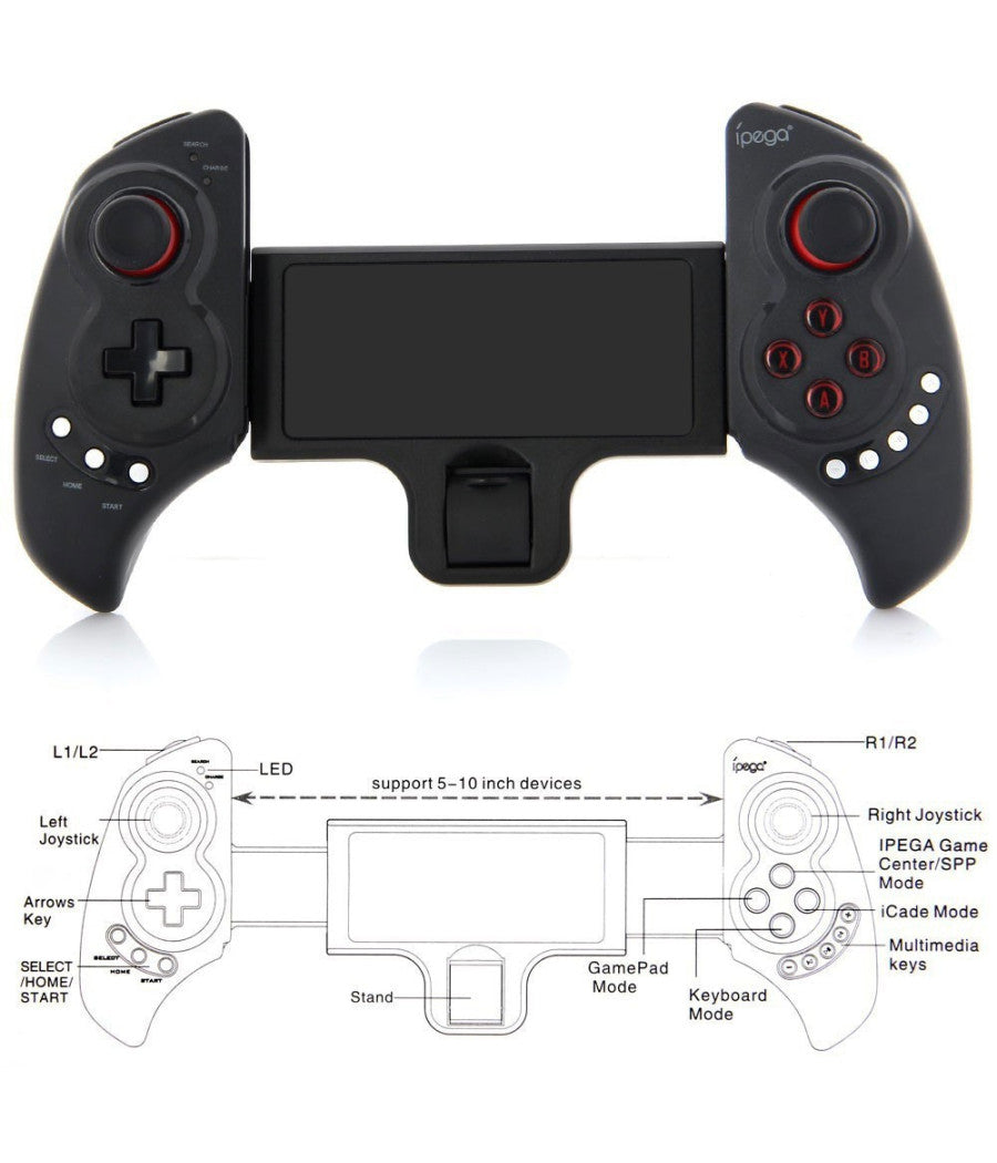 Controller Gamepad Joystick Per Cellulare Smartphone Android E Ios Telescopico         