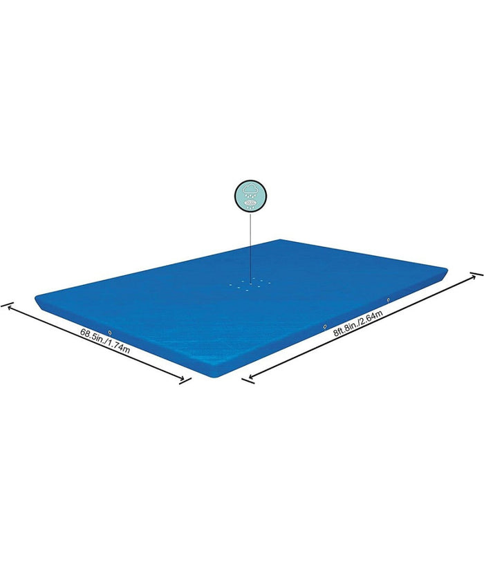 Telo Copertura Per Piscina Steel Pro 259x170x61cm Fuori Terra Rettangolare 58105         