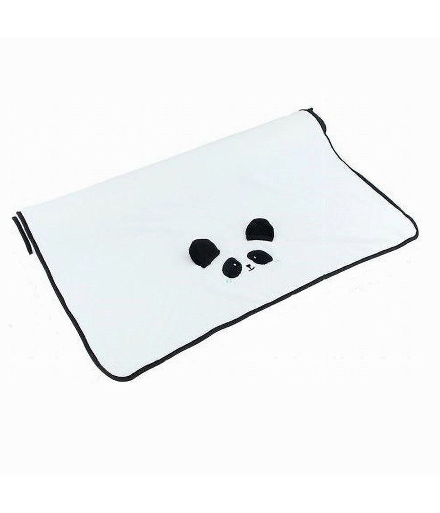 Telo Da Bagno Asciugamano 70x140 Cm Da Doccia In Tessuto Con Faccia Panda 10734         