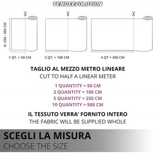 Telone PVC Marrone Altezza 250CM, 680g/m² - Taglio Mezzo Metro Lineare - Impermeabile e Resistente