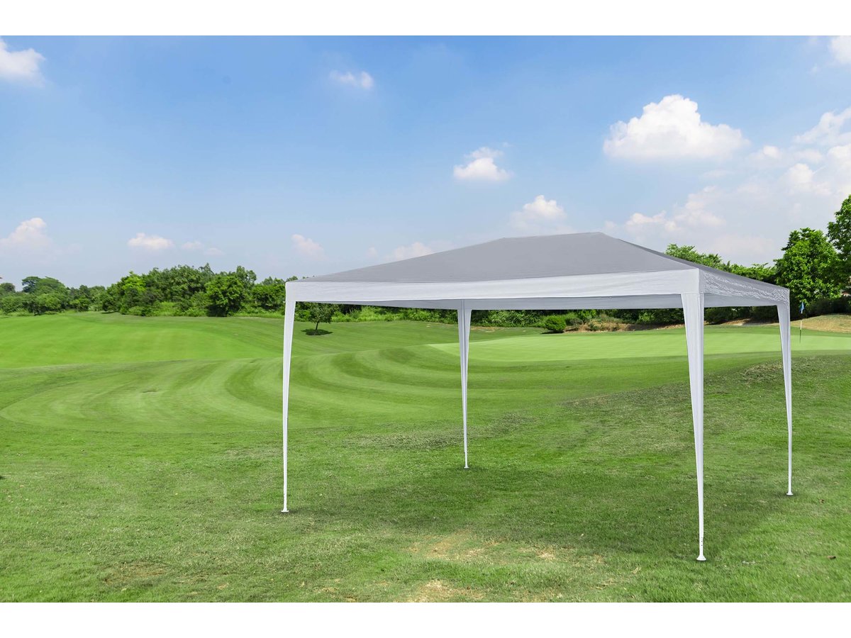 Gazebo 3x4m da giardino "Natacha 4" - 12 mq colore Bianco