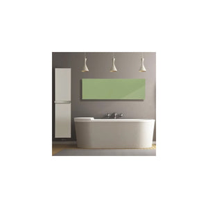 Termoarredo idraulico in marmo bianco o colorato perfetto, dimensioni 30x110, colore bianco perla ral 1013