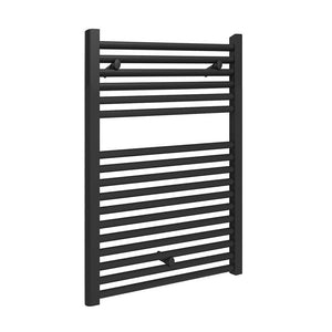 Termoarredo scaldasalviette 500x803 nero opaco con interasse 45 cm