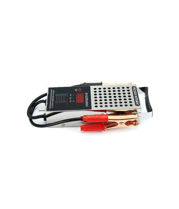 Tester Portatile Per Controllo Batteria Auto Moto Da 125 Amp A 6v E 12v Con Cavi         