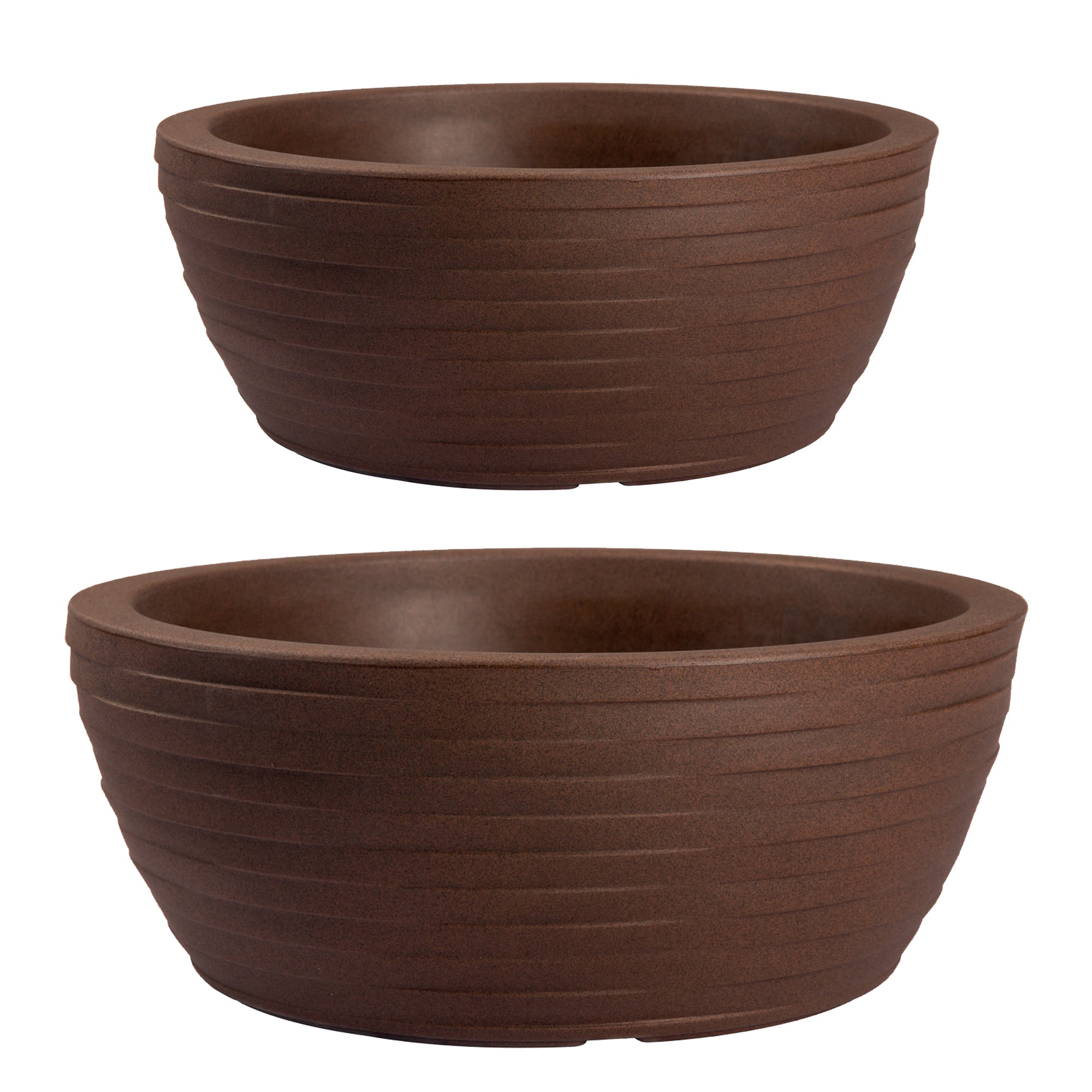 2 Pezzi Vaso Thetis Elegance 30 + 40 cm - colore: corten - 2THETIS4030CT