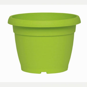 Vaso similcotto spazzolato d 22 verde lime