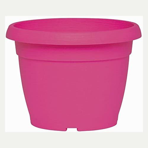 Vaso similcotto spazzolato diametro 30 colore fucsia