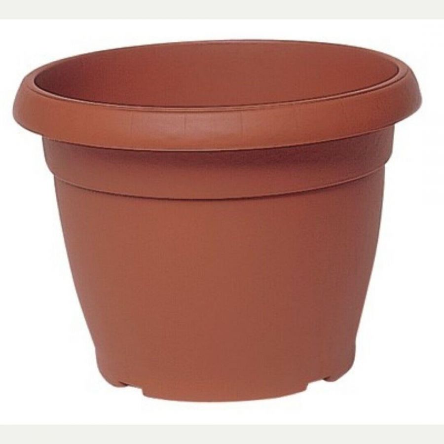 Vaso similcotto spazzolato diametro 22 colore terracotta