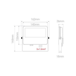 Faretto led 20w switch color bianco