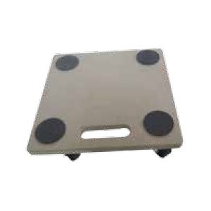 Pedana quadra 30x30cm con 4 ruote pivot max 150 kg