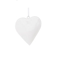 Pendaglio shyla cuore bianco 10x10h.