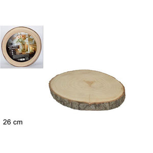 Base tronco legno 26cm