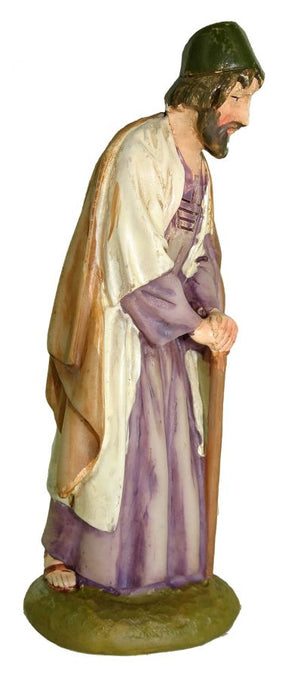 San giuseppe per presepe da 10 cm