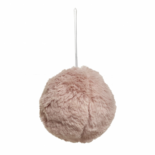 Sfera fluffy rosa d. 8cm