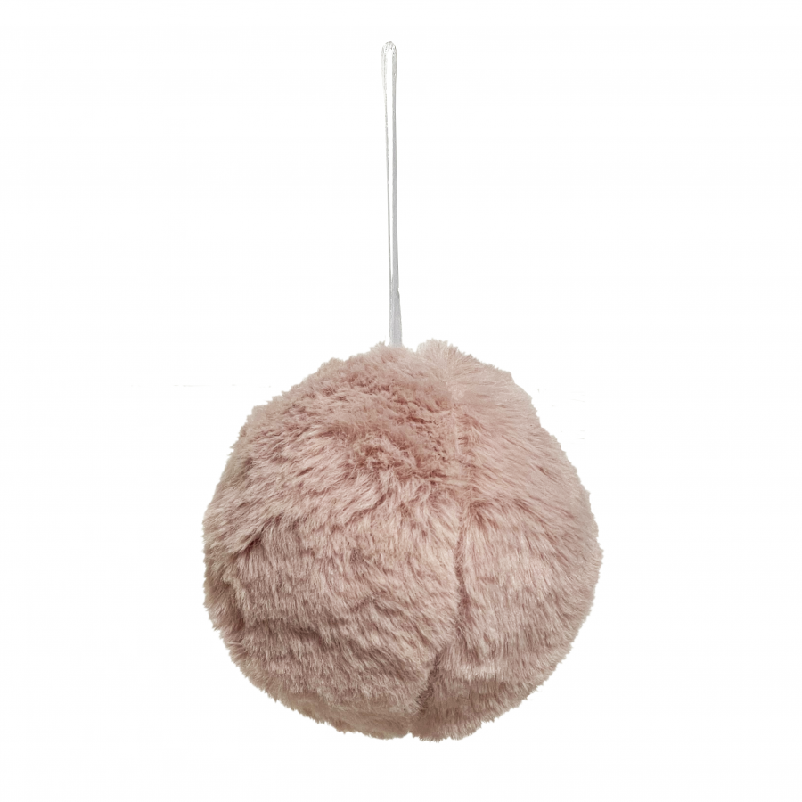 Sfera fluffy rosa d. 8cm