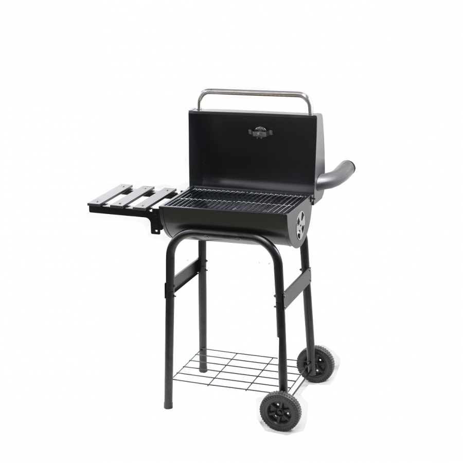 Barbecue saturnino affumicatore a carbonella 47x32x16h