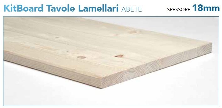 Tavola lamellare 18x800x400