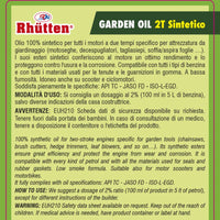 Olio garden rhutten 2t sintetico 1l