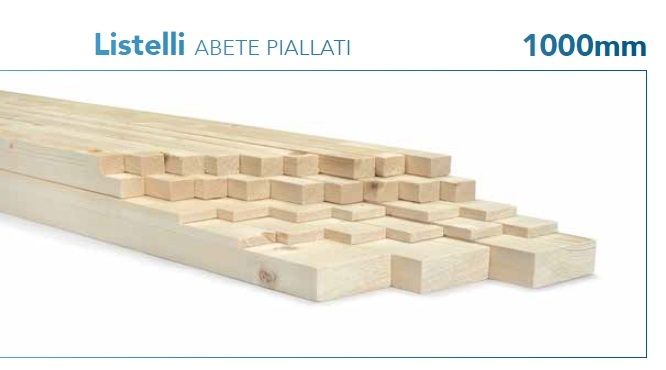 Listelli abete piallato 1000x45x45