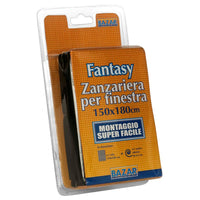 Zanzariera fantasy per  finestra nera 150x180