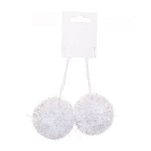 Set 2 palle "pompom" assortite,prezzo cad uno,ndicare il colore