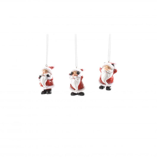 Babbo natale da appendere 3.5xh7 cm ass indicare modello