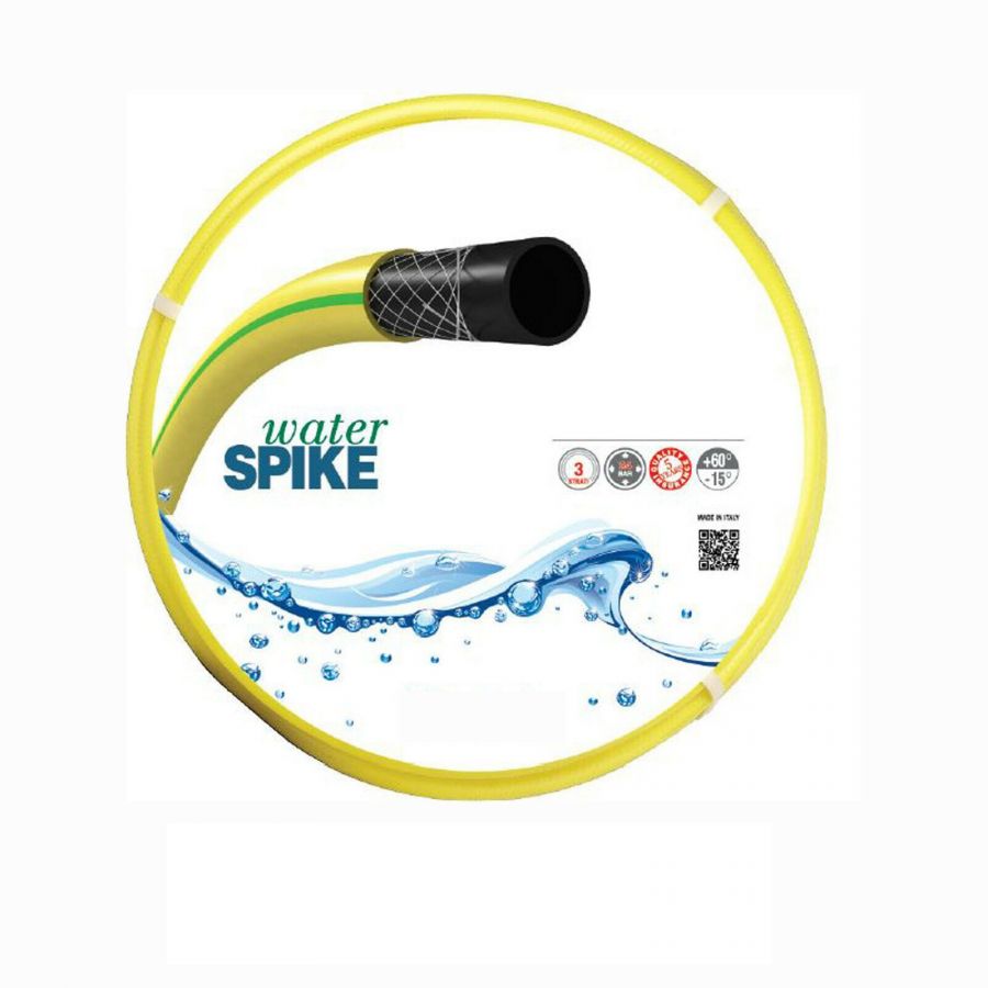 Tubo per acqua spike giallo 1/2" - 20m - 3 strati