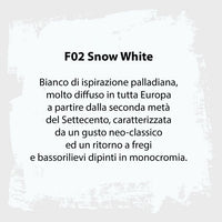 Fleur chalky colore opaco effetto gesso 750 ml f02 snow white