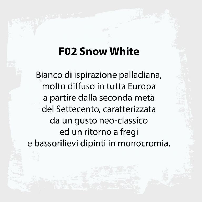 Fleur chalky colore opaco effetto gesso 750 ml f02 snow white