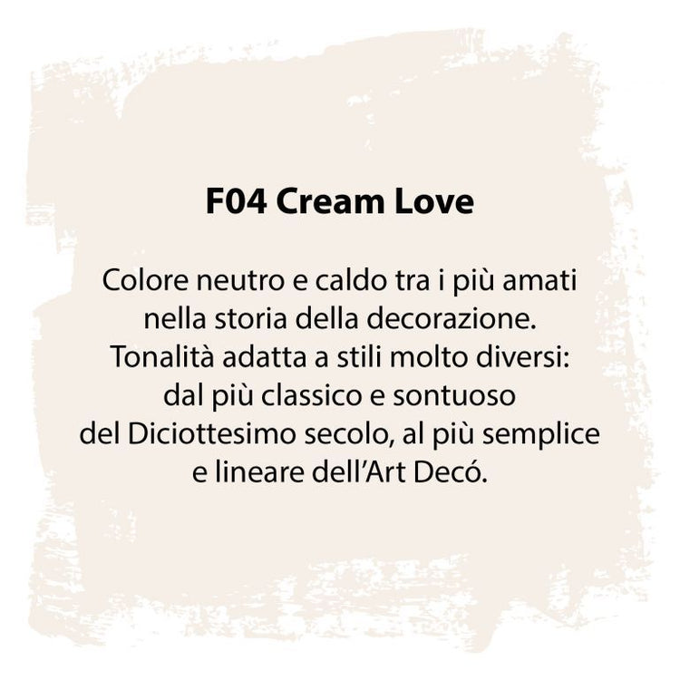 Fleur chalky colore opaco effetto gesso 750 ml f04 cream love