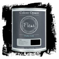 Fleur chalky colore opaco effetto gesso 750 ml f77 black