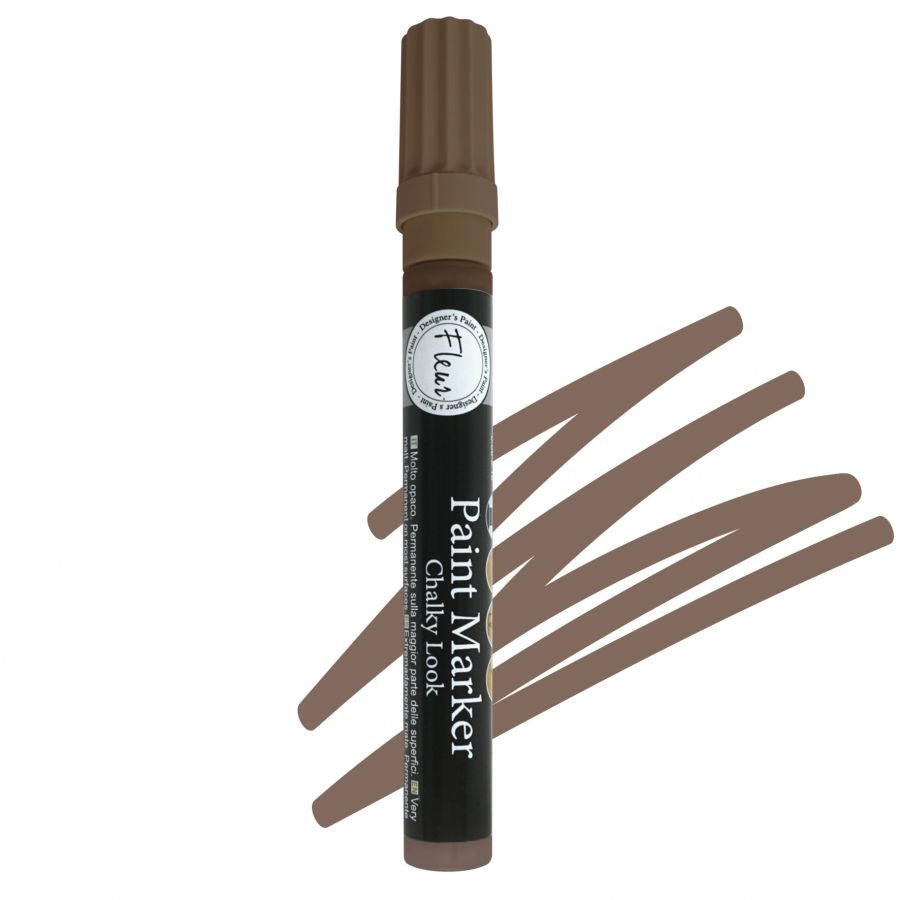 Fleur paint marker punta media 2-4 mm f17 chocolate wish pennarello