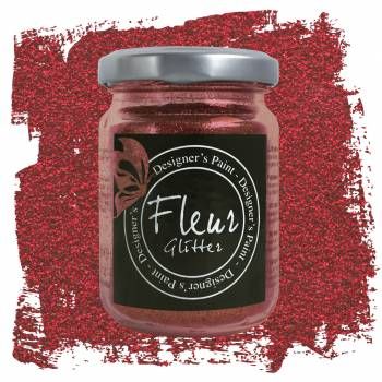 Fleur glitter 90 gr cherry red