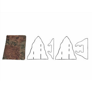 Set rilievo montagna in carta roccia