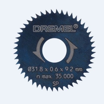 Dremel 546 2 lame per rifilatura/squadratura 31,8 mm