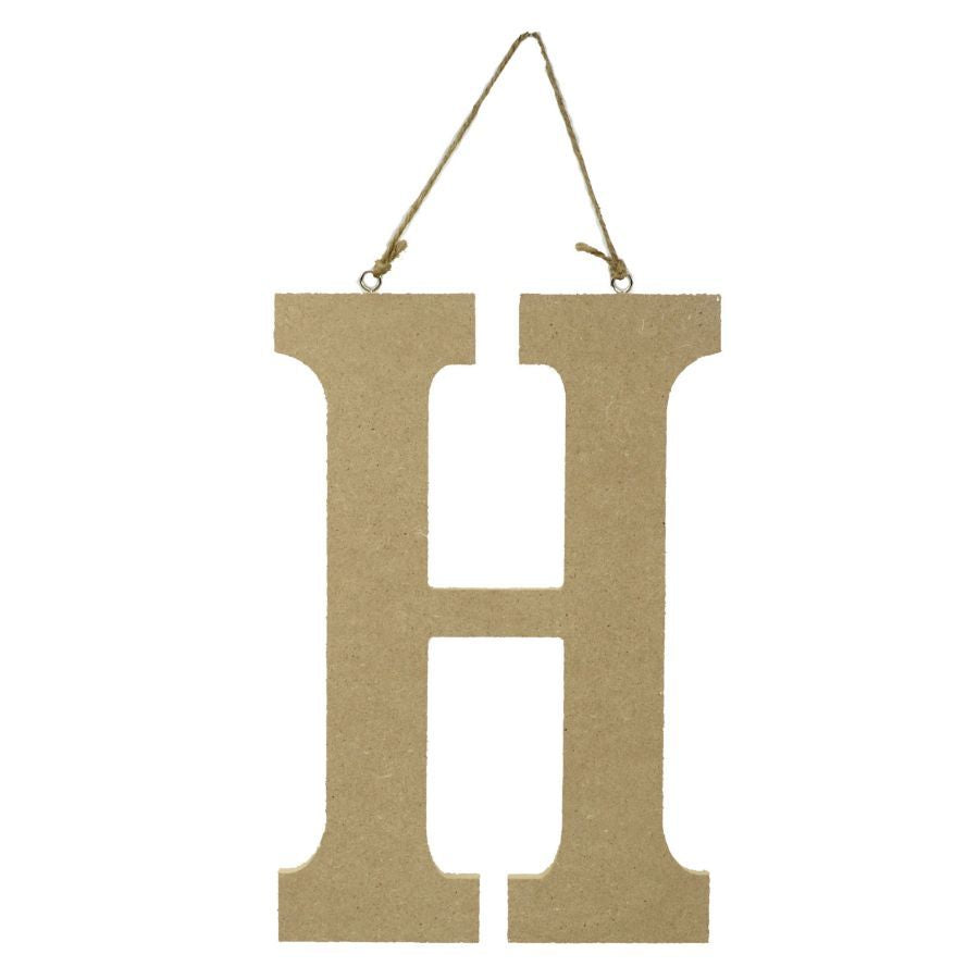 Lettera "h" legno