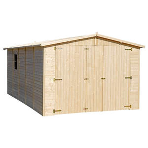 Garage in legno naturale A222x516x324 cm/15 m² - TIMBELA M101