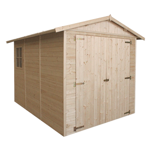 Garage in legno naturale A222x320x244 cm/6 m2 - TIMBELA M105