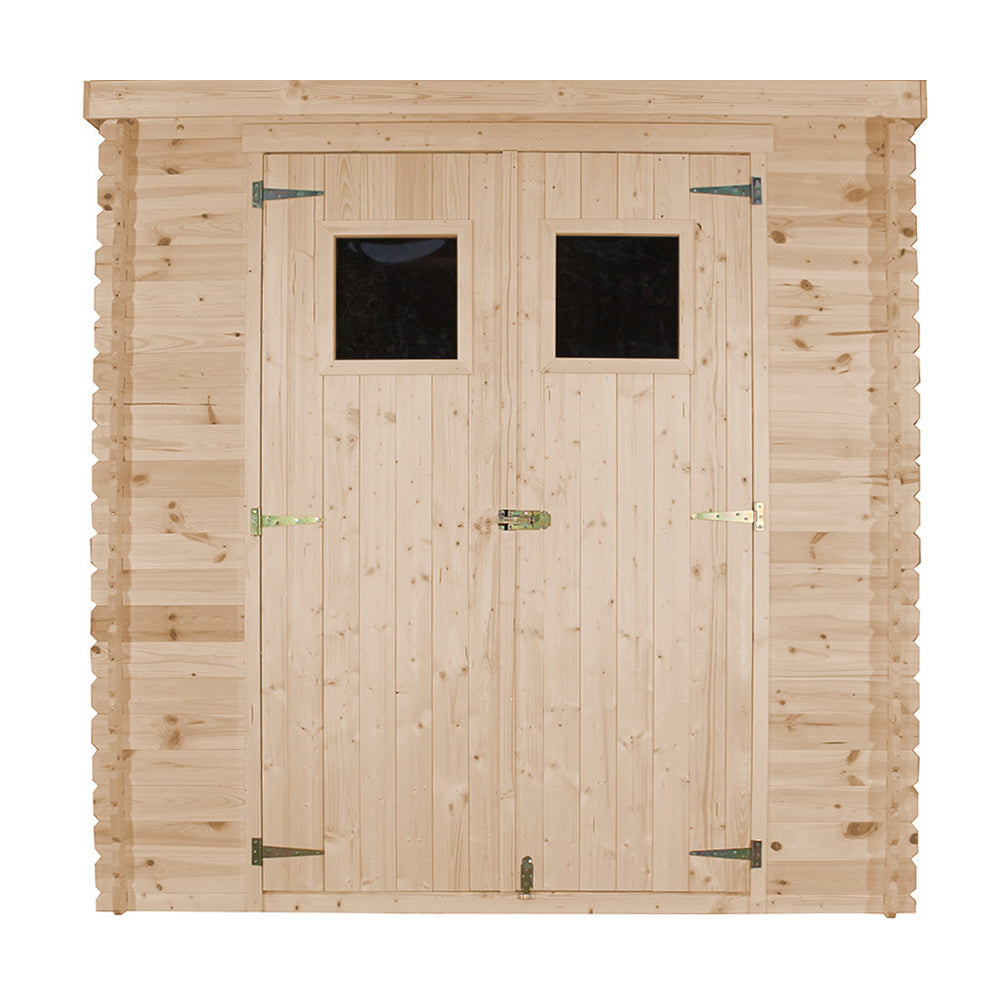 TIMBELA M309 Casetta da Giardino in Legno - A200x204x204cm/3.53 m2 