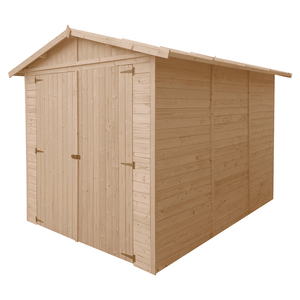 Garage in legno naturale A222x320x244 cm/6 m2 - TIMBELA M105