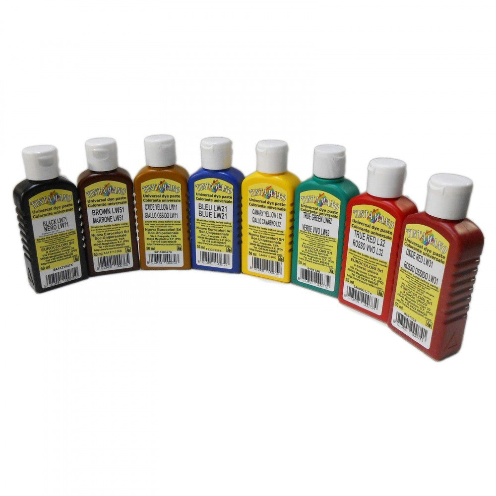 Tintamano 50ml colorante universale per pittura smalto impregnante, colori marrone