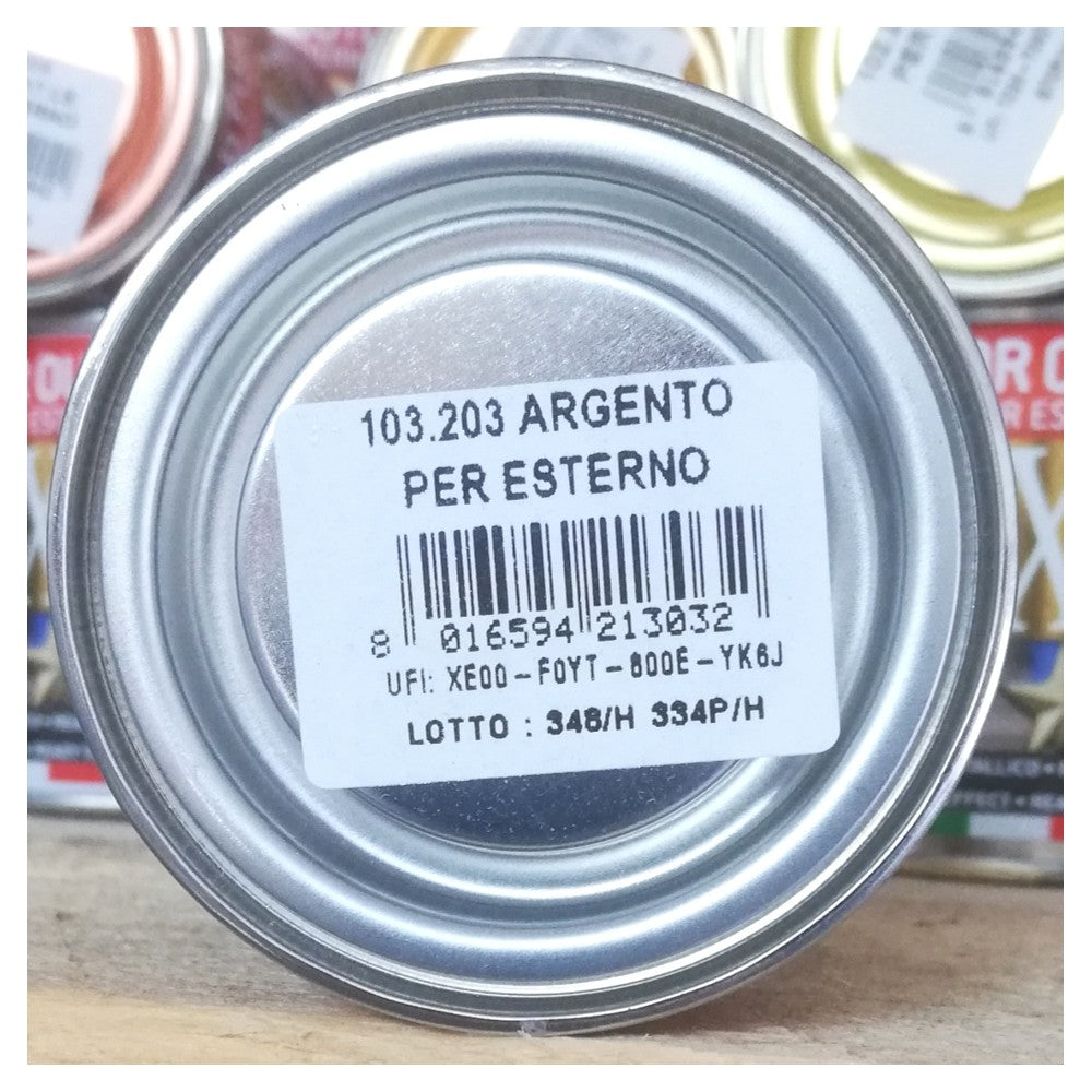 Tixe 125ml argento a solvente - per esterni ed interni