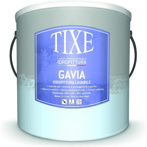 Tixe gavia 4lt pittura acrilica bianca lavabile interni