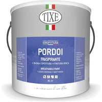 Tixe pordoi 4lt pittura bianca traspirante per interni