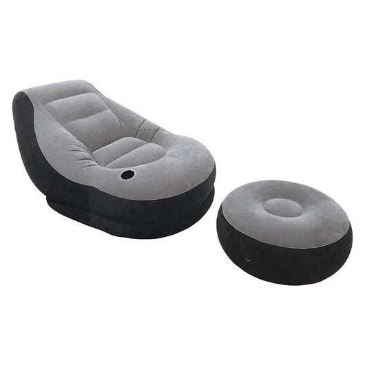 poltroncina airbed 'lounge' con pouff cm 99 x 130 x 76 6137140nlm