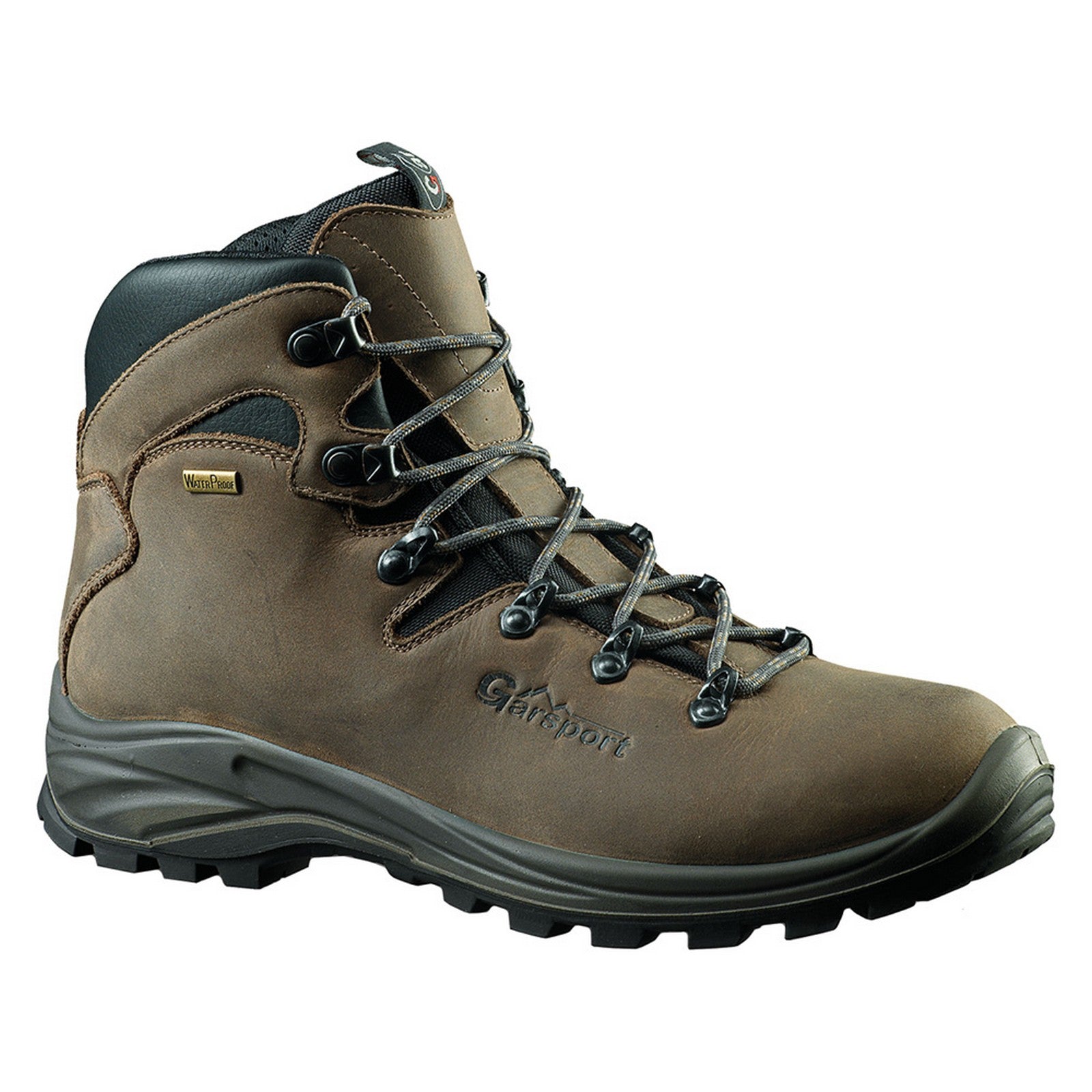 1coppia scarpe per trekking alte 'stelvio tex' n. 40 - marrone cod:ferx.1061230nlm