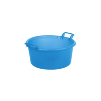 Bacinella Tonda Bagno D.36 Azzurra 11 Litri Con Manici