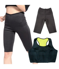 Top E Pantalone Fitness Hot Shapers Palestra Neotex Pancia Piatta Perdi Peso Tg.     L    