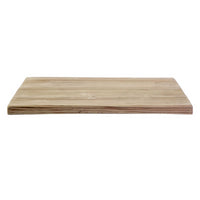 Top tavolo resina per esterno naturale quadro cm70x70x3