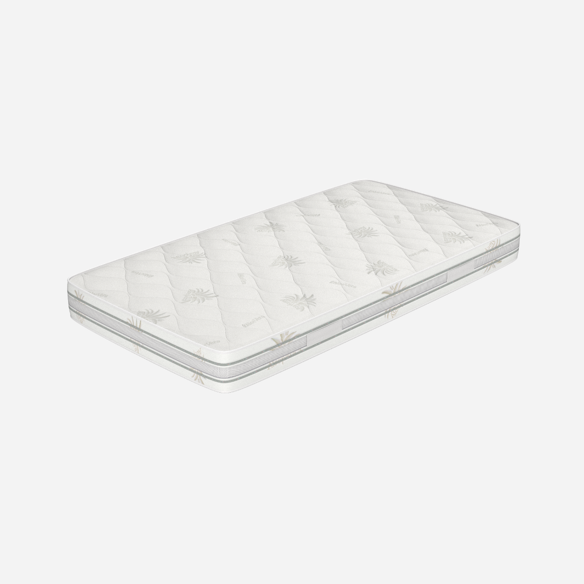 Materasso Singolo 90x200, alto 22 cm - Memory Foam, Rivestimento Aloe Vera, Traspirante | Top H22